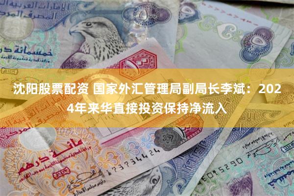 沈阳股票配资 国家外汇管理局副局长李斌：2024年来华直接投资保持净流入