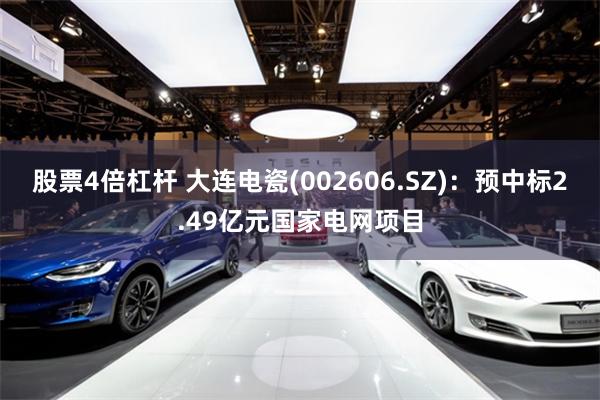 股票4倍杠杆 大连电瓷(002606.SZ)：预中标2.49亿元国家电网项目